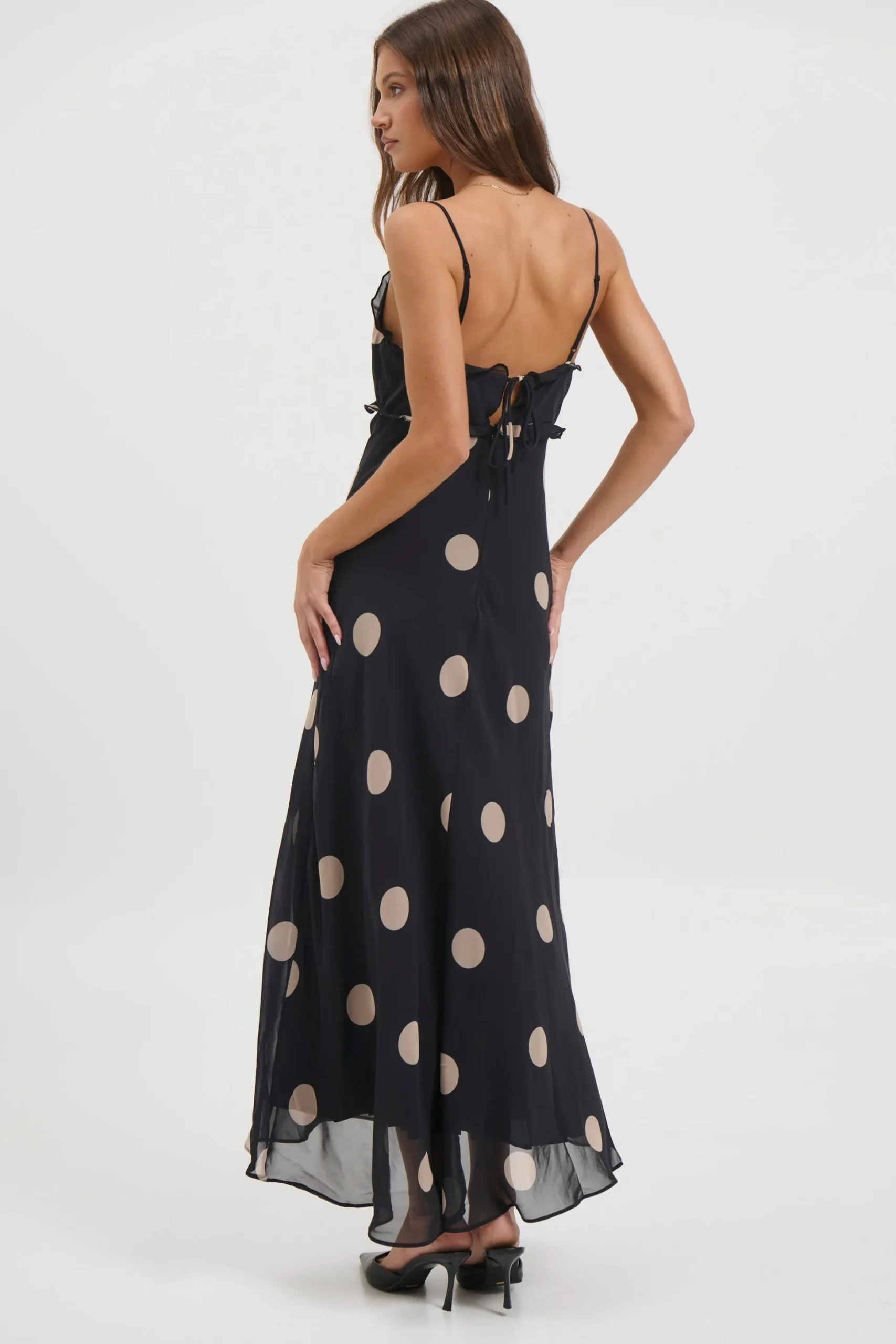 Zhali Midi Dress Black