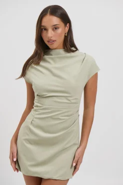 Ziah Mini Dress Matcha