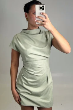 Ziah Mini Dress Matcha